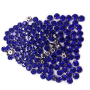 Strass de Rebitar 8mm + Rebite Aço inox - Alto Brilho - 100 Peças
