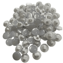 Botão Pezinho Branco Perolado 12.5mm 50Un