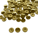 PACOTE FECHADO - Botão 4 Furos Dourado 12.5mm 1000Un