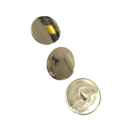 Botão Pezinho Dourado Prata 22mm 100% Metal 50un Qualidade A