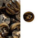 Botão de Costura Tartaruga 21.5 mm 4 Furos - 200 Unidades