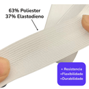 Elástico Costura 40mm X 25 Metros Confecções Em Geral Liso