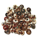 Botão Pezinho Rose 18mm - 200 Unidades - Pacote Fechado