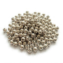 Perola Com Furo Prata 5mm 750Un