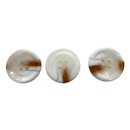 Botão Costura Tartaruga Branco 15mm 4 Furos - 500 peças