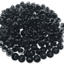 Botão Costura Com Pezinho 11.5mm Preto - 50 Peças