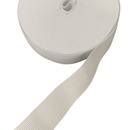 Elástico Crochet Branco Costura 1 Rolo 35mm 25 Metros Liso