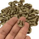 Botão de Costura Tartaruga 4 Furos 18mm 28L - 50 peças