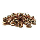 Botão Pezinho Rose 18mm - 200 Unidades - Pacote Fechado