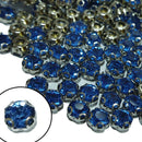 Strass de Rebitar 6mm + Rebite Aço inox - Alto Brilho - 1000 Peças