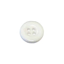 Botão Branco 18mm 4 Furos - 50 Peças