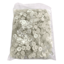 Botão Camisa Perolado 4 Furos Com Borda 11.5mm N18 - 1000 Peças - Pacote Fechado