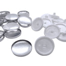 Botão De Forrar Prata 18mm ou 20mm - 50 Peças