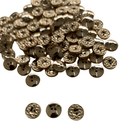 Botão 4 Furos Rose 13mm 50Un