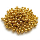 PACOTE FECHADO - Perola Com Furo Dourado 5mm 7500Un