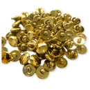 Botão Pezinho 15mm Dourado - 500 peças - Pacote Fechado