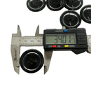 Botão Costura Grande Preto 34mm 4 Furos 50 peças