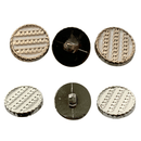 Botão Pezinho Costura Trabalhado 18mm 200 pçs Qualidade A