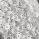 Botão Pressão Tic Tac 12mm Preto ou Branco - 1000 peças