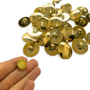 Botão Pezinho Dourado - 50Un