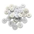 Botão Camisa Perolado 4 Furos 12.5mm 20L - 1000 peças - Pacote Fechado