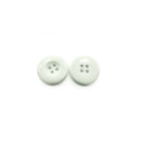 Botão Branco 20mm 4 furos - 200 Peças - Pacote Fechado