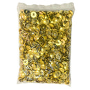 Botão Pezinho 15mm Dourado - 500 peças - Pacote Fechado