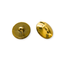 Botão Pezinho 15mm Dourado - 500 peças - Pacote Fechado