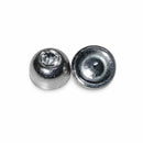 PACOTE FECHADO - Spike de Rebitar Prata Com Strass 6mm 200g 2.000Un
