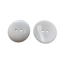 Botão Branco 18mm 2 Furos - 200 Peças - Pacote Fechado