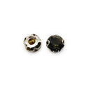 Strass de Rebitar 8mm + Rebite Aço inox - Alto Brilho - 100 Peças