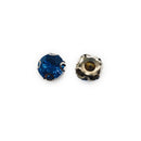 Strass de Rebitar 8mm + Rebite Aço inox - Alto Brilho - 100 Peças