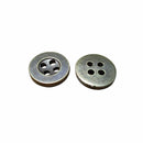 PACOTE FECHADO - Botão 4 Furos Ouro Velho 11mm 1000Un
