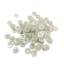 Botão Camisa Perolado 4 Furos Com Borda 11.5mm N18 - 1000 Peças - Pacote Fechado