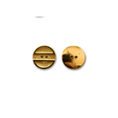 Botão de Costura Dourado 18mm 2 Furos - 200 Unidades