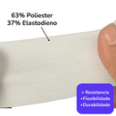 25 Metros Elástico Cós Largo 50mm Macio Reforçado Costura