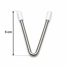Arco em V para Decote de Metal 5cm 10Un