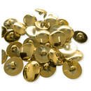 Botão Pezinho 13mm Dourado - 1000 peças - Pacote Fechado