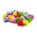Mini Pompom Liso 20mm Para Artesanato - 1000 peças