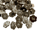 PACOTE FECHADO - Botão Pezinho Flor Perolada 17mm 500Un