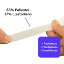 Elastico Para Confecção De Roupas 20mm 2cm Branco Liso