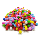 Mini Pompom Liso 15mm Para Artesanato - 1000 peças