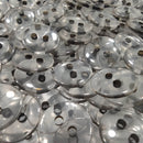 Botão de Costura Fumê 11.5mm ou 12.5mm 2 ou 4 Furos - 1000un
