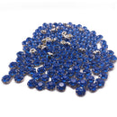 Strass de Rebitar 6mm + Rebite Aço inox - Alto Brilho - 1000 Peças