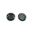 Botão Costura Jaleco Blazer Preto 23mm 4 Furos
