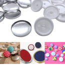 Botão De Forrar Prata 18mm ou 20mm - 50 Peças