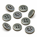 PACOTE FECHADO - Botão 4 Furos Ouro Velho 12.5mm 1000Un