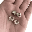Botão 4 Furos Rose 13mm 50Un