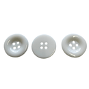 Botão Costura Branco 40L 25mm 4 Furos - 50 peças
