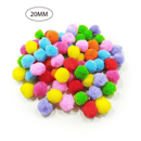 Mini Pompom Liso 20mm Para Artesanato - 1000 peças